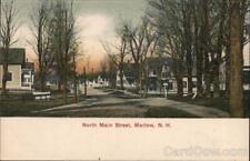 Marlow,NH North Main Street Cheshire County New Hampshire Perkins Bros. Postcard picture