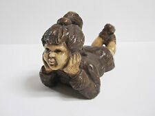 JARU By Robert Cole, 1971 Vintage Reclining Girl Ceramic Sculpture Signed picture