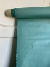 4 Metres Fabric Roll End Green Polished Cotton Designers Guild? X1.4m Wide B30 picture
