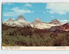 Postcard The Three Tetons, Idaho picture
