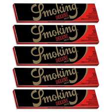 Smoking Deluxe Rolling Papers King Size (110mm) - (5 Booklets) picture
