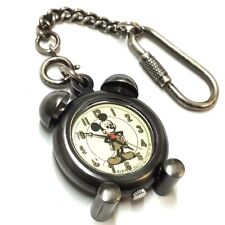 Rare Seiko Aruba Mickey Mouse 80's Vintage Pocket Watch Battery Replaced Used picture