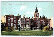 1908 St. Mary's Academy Building Exterior Leavenworth Kansas KS Posted Postcard picture