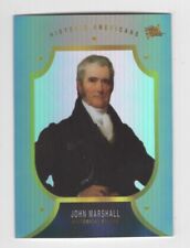 2023 PIECES OF THE PAST HISTORICAL HOLO HISTORICAL FIGURE JOHN MARSHALL #54 picture