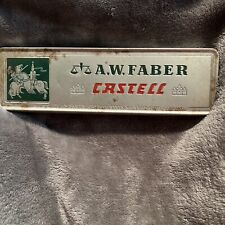 Vintage A. W. Faber Castell Pencil Tin Box Germany 7 Pencils Steno Photo-Net picture