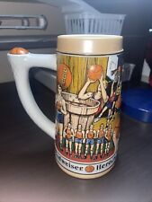 1991 Budweiser Beer Stein Heroes of The Hardwood -  picture