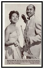 1959 NU-CARDS ROCK & ROLL STARS BILLY & LILLE #57 HIGH GRADE PACK FRESH picture