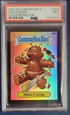 2021 Topps Chrome GPK OS4, Holly Wood #125a, Black Ref/99,  PSA 9 MINT, POP 1🔥 picture