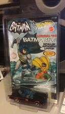 1966-Style BATMAN Custom HOT WHEELS Batmobile Car andPackage DC Comics picture