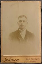 1890s Reverend William A Billy Sunday Chicago Cub MLB Baseball YMCA Cabinet Card picture