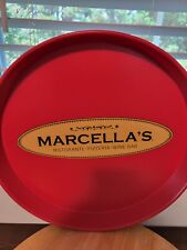MARCELLA'S WINE BAR PIZZERIA RED ROUND TRAY 15
