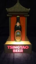 VTG TSINGTAO Beer Sign - Actual bottle - Lights Up -  Extremely Rare picture