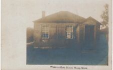 Webster Gore School House RPPC 1901 Unused MA  picture