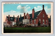 Bradford PA-Pennsylvania, Bradford Hospital, Antique, Vintage c1933 Postcard picture