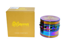 63MM Rainbow Herb Grinder Cylinder 4 Piece -195 gram picture