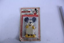 Vintage 1980's Mickey Mouse Cake Candle 3 1/2