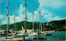 Postcard St Thomas U S Virgin Islands Bluebeards Castle in Background  [da] picture