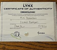 Minnesota Lynx Rachel Banham Autograph Basketball  picture