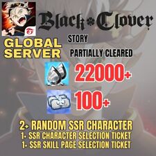 [GLOBAL] 22000+ Crystals, 100+ Summon Tickets | Black Clover M Reroll Account picture