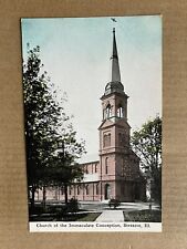 Postcard Streator IL Illinois Church Of Immaculate Conception Vintage PC picture