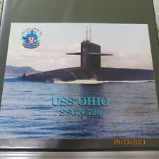 USS Ohio (SSGN-726) - US Navy CO signed submarine ship photo picture