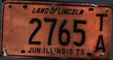 Vintage 1975 Illinois License Plate - Crafting Birthday MANCAVE slf picture