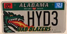Dragon UAB BLAZERS vanity HYD 3 license plate Hydrogen Hydra Monster Snake Hyde picture