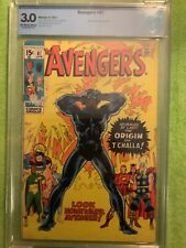 Avengers 87 Black Panther TCHALLA Origin CGC 3.0 picture