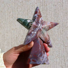 270g Natural Ocean Jasper Star Tree Reiki Quartz Crystal Sphere Decor Healing Gi picture