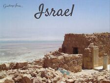 Postcard Greetings from Israel The Masada with Dead Sea in Distance MINT Unused picture