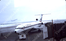 sl58 Original slide 1989 Delta Airlines airplane snow 483a picture