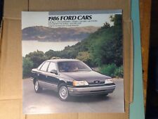 1986 FORD CARS - 16 PAGES picture