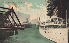 SHIP Chicago IL c.1907 Excursion Ferrys Passenger & Package Boats Chicago River picture
