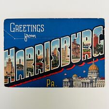 Vintage Harrisburg Pennsylvania Fold-Out Post Card Book picture