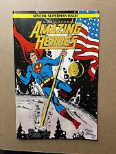 Amazing Heroes #41,  Wayne Boring Superman Cover. Fantagraphics 1983 High Grade picture