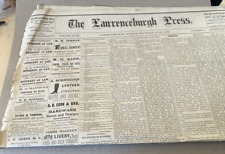 THE LAWRENCEBURGH, INDIANA, THURSDAY, JUNE 1, 1876 NUMBER 9 VOL. XXIII NEWSPAPER picture