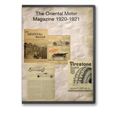 The Oriental Motor Magazine 1920-1921 on CD - B543 picture