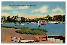 c1940 Wychmere Harbor Harwichport Sailboat Lake Cape Cod Massachusetts Postcard picture