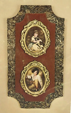 Antique Victorian Art Frames Postcard Boy with Rabbit Miss Bowles Girl Dog 9 picture