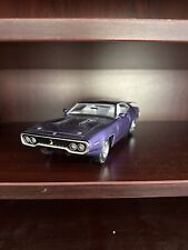 ERTL 1971 Purple 1/18 Plymouth Road Runner Hard Top Diecast Model Car picture