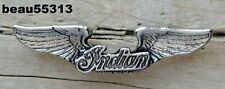 ⭐INDIAN MOTORCYCLE WING JACKET VEST HAT PIN  picture
