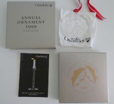 Orrefors 1999 Annual Crystal Ornament NIB NOS picture