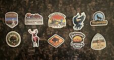 A set of 10 Yellowstone National Park Sticker Decal picture