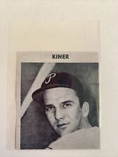 Ralph Kiner Cliff Chambers Pirates 1949 Complete Featured Baseball Panel picture