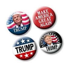 4-Pack Mini 1 Inch Buttons - Make America Great Again Red MAGA Trump 2024 -  picture