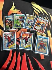SPIDER-MAN 1990 Impel Marvel Universe Series 1 RC #29 #30 Lot of 7 Cards picture