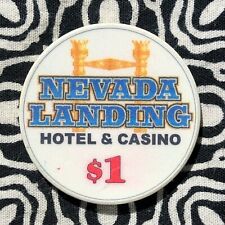 Nevada Landing Hotel $1 Jean, Nevada Gaming Poker Casino Chip EX24 picture