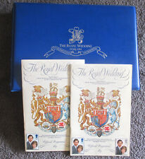 2 1981 Official Programme ROYAL WEDDING Diana  Charles + Souvenir Album + Stamps picture