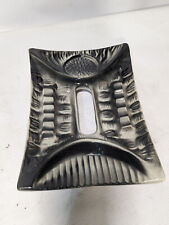 Vintage Black and Grey Ceramic Ashtray picture