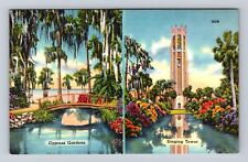 Cypress Gardens FL-Florida, Florida Beauty Spots, Antique, Vintage Postcard picture